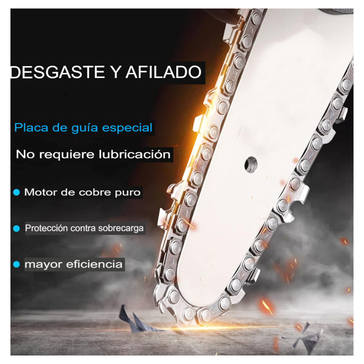 Combo Sierra + 2 Cadenas / Baterías