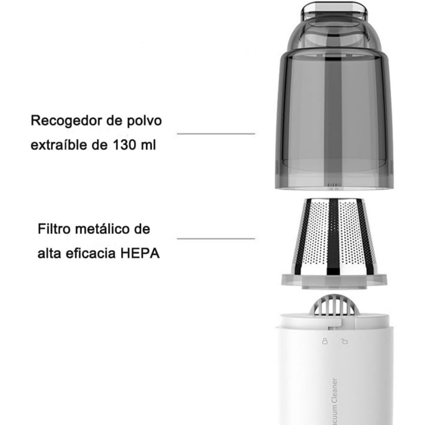 Pistola Lavado Auto+Aspiradora Portátil