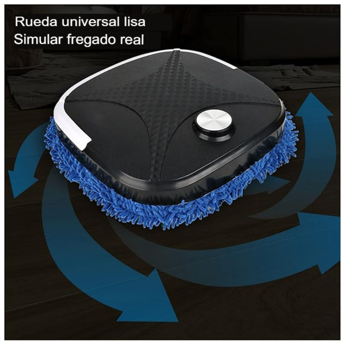 Robot Aspiradora Cuadrado Negro