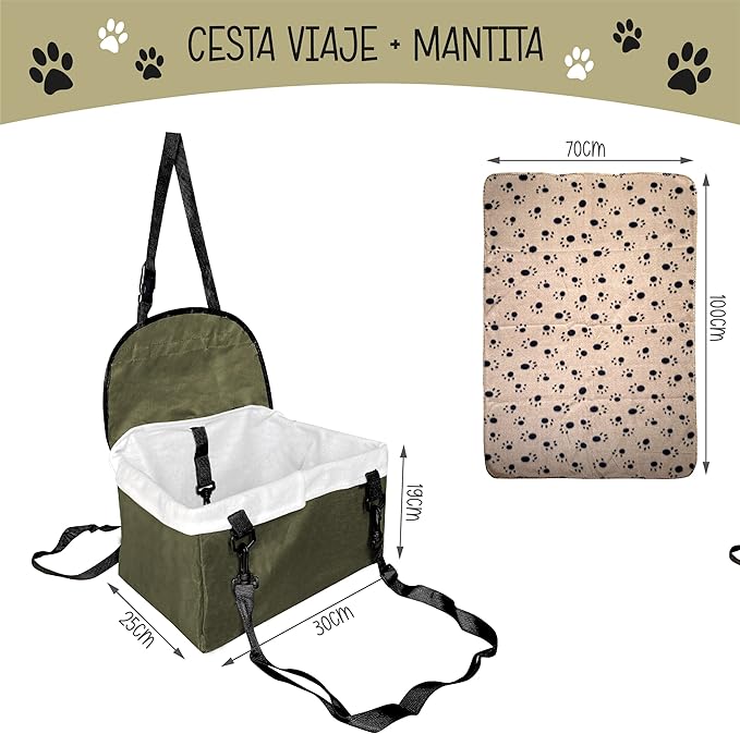 Asiento de Auto para Mascotas